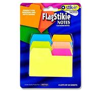 Premier Stationery W2117482 Stik-ie - Marcador de páginas con índice y notas, color neón