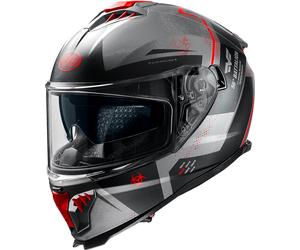 Premier Typhoon BA 17 BM Casco, gris-plata, tamaño M para Hombres