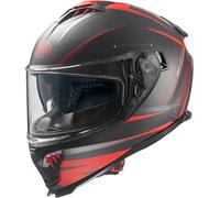 Premier Typhoon FR 92 BM Casco, negro-rojo, tamaño S para Hombres