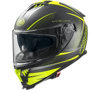 Premier Typhoon FR Y9 BM Casco, negro-amarillo, tamaño S para Hombres