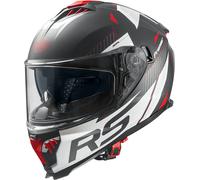 Premier Typhoon RS 2 BM Casco, negro-blanco-rojo, tamaño L para Hombres