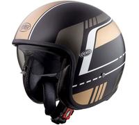 Premier Vintage BL, casco jet XS male Mate Negro/Oro/Blanco