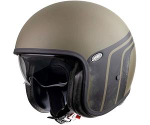 Premier Vintage Evo BTR, casco abierto S male Mate Verde Oscuro/Negro