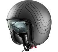 Premier Vintage EX, casco jet L male Mate Gris Oscuro/Negro