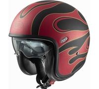 Premier Vintage FR 2 BM Casco Jet, negro-rojo, tamaño XS para Hombres