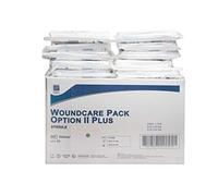Premier Wound Care Pack Opción II Plus con bolsas naranja y guantes de nitrilo medianos, paquete de 50