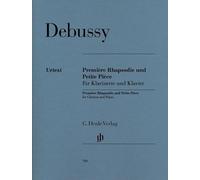 Henle Verlag Debussy C. - Premiere Rhapsodie y Petite Piece clásica de la fragancia clarinete