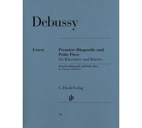 Henle Verlag Debussy C. - Premiere Rhapsodie y Petite Piece clásica de la fragancia clarinete
