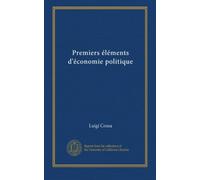 Premiers éléments d'économie politique