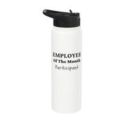 Premio al Participante del Empleado del Mes - dicho divertido Stainless Steel Insulated Water Bottle