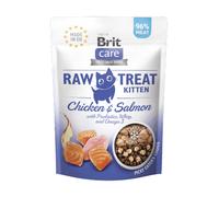 Premio crudo Brit Care para gatos y gatitos | Pollo y salmón | 40 g