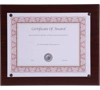 Premio placa 13 "x 10.5" nogal, nogal, Various Size Sets