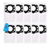 Premium 10x Bolsa de aspirador para Kärcher WD4/WD5/WD6/WD5P/WD6P/MV4/MV5/MV6 | Exactamente adecuada para KFI 487 Ersatz für 2.863-006.0, Parte de repuesto de aspirador húmedo y seco Bolsa
