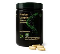 Premium 500 cápsulas de L-arginina - Alta dosis, vegano, libre de aditivos, favorece el desarrollo muscular y la circulación sanguínea - Base