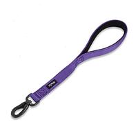 Premium actualizado Correa Corta de Nylon Resistente de 45,7 cm de Largo con asa Acolchada cómoda y Clip Resistente para Perros Grandes, medianos, para niños y niñas. (Ultra Violeta)