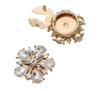Premium Alloy Dress Shirt Cufflinks Adorned With Shining Glass Crystals For Business And Evening Event Luxury Formal Cufflinks