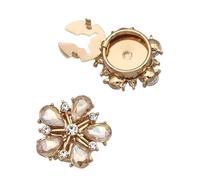 Premium Alloy Dress Shirt Cufflinks Adorned With Shining Glass Crystals For Business And Evening Event Luxury Formal Cufflinks