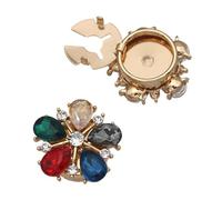 Premium Alloy Dress Shirt Cufflinks Adorned With Shining Glass Crystals For Business And Evening Event Luxury Formal Cufflinks