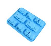Premium Antiadherente Moldes Tartas 8 Cavidad Forma Silicona Molde Coche Moldes Cube Hornear Moldes Silicona DIY Tartas Moldes Silicona Artesanales Caseros Silicona Premium se Dulce, Repostería, Jabón