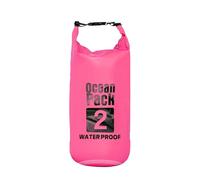Premium Bolsa Estanca Seca Impermeable, 2L Bolsa Estanca Impermeable, Mochila Estanca con Funda, Bolsa Seca Impermeable Al Aire Libre, para Kayak Rafting Pesca Playa Acampar Natación Senderismo,Rosa