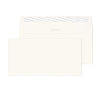 Premium Business Peel and Seal DL 110x220mm 120gsm Wove Wallet - High White (Pack of 50)