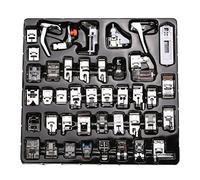 Premium calidad 42-pcs doméstica Máquina de coser pie prensatelas para maquina de coser Presser juego de pies para cantante Brother Janome