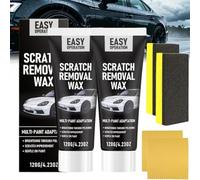 Premium Car Scratch Removal Wax, Easy Operation Scratch Removal Wax, Universal Cars Scratches Repair for Cars With Sponge, Multi Pant Adaptation (2pcs)