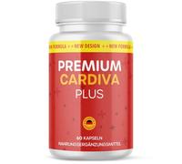Premium Cardiva Plus Cápsulas | Mezcla de ingredientes vegetales | Fácil de tomar | Contenido 60 cápsulas