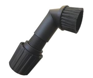 Premium Cepillo, Boquilla para muebles para aspiradora adecuada para Grundig, Hanseatic, Hoover, Karcher, Kenmore, Koenic, Koenig, con cabezal giratorio, con adaptador Vario universal, Color: Negro