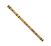 Premium Concert Flauta de bambú E Bass Bansuri con cubierta de terciopelo y funda Rexine