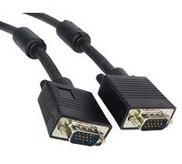 Premium Cord - Cable coaxial para Monitor (2 Conectores Ferrit, SVGA, DDC2,3xCoax y 8 Cables, 15 m)