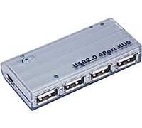 Premium Cord - Hub USB (4 Puertos, V2.0, sin Fuente de alimentación, tamaño pequeño)