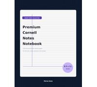 Premium Cornell Notes Notebook: Structured Note Taking Notebook for Students, College, Lectures, Study Sessions and Exam Review
