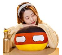 Premium Countryball Collectible Plush - Soft Polandball Pillow Doll, Features Double-Stitched High-Tensile Seam Architecture For Maximum Durability | High-Resilience Shape-Retaining Filling Ensures Ic