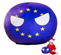 Premium Countryball Collectible Plush - Soft Polandball Pillow Doll, Features Double-Stitched High-Tensile Seam Architecture For Maximum Durability | High-Resilience Shape-Retaining Filling Ensures Ic