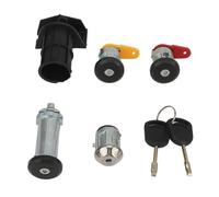 Premium Door Ignition Lock Set with 7 Accessories OE 3N21F22050BB Compatible with Courier 1989 2002 Escort 1989 2001 MK III IV KA ABS Metal Security Assembly