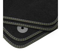 Premium Doppelziernaht Alfombrillas Apto Para para Opel Karl Desde Año Fab.