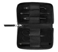 Premium Estuche de manicura de 5 piezas en negro