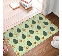 Premium Felpudo Entrada Casa Lindo Estampado De Aguacate Alfombrilla De Ducha Antibacterianas Alfombra Entrada para Puerta Interior Exterior 40X60Cm