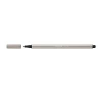 Premium Fibre-Tip Pen - STABILO Pen 68 - Pack of 1 - Warm Grey (Importación USA)