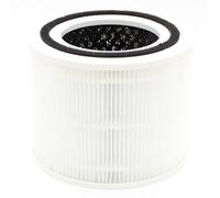 Premium Filtro HEPA compatible con LEVOIT Core 300, 300S, P350, purificador de aire de 300 rf de 300 rf, filtro de carbono activado HEPA 3 en 1 H13, Prefiltrado, Filtro de Aire, Accesorios, Repuestos