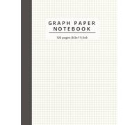 Premium Graph Paper Notebook: 120 pages | 8.5x11 | 5x5 Ruled Graph Paper Journal for Math, Science, Engineering & Design - Durable Soft Cover