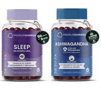 Premium Gummies Sleep Melatonina 1,9mg 60 uds + Ashwgandha KSM-66 60 uds