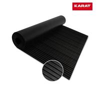 Premium Gummiläufer Goma en Negro Ancho Estriado 3MM Nuevo