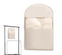 premium hanging clothes protector non tear material easy compresion zipper lightweight organizer dresses jackets outerwear coats trousers home storage travel apartment business trips