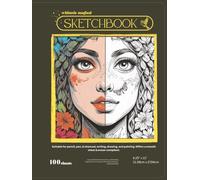 Premium Hardcover Sketchbook :120gsm Acid-Free Paper for Drawing, Sketching, and Mixed Media: Whimsic-Magical SKETCHBOOK Large A4 Blank Art Book with ... & charcoal, writing, drawing and painting.