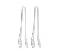 Premium Heat-Resistant Stainless Steel Food Tongs 304 Grade Multipurpose Kitchen Utensils for Steak Baking BBQ Durable Anti-Scald Design Set of