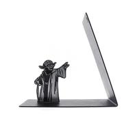 Premium Heavy-Duty Metal Bookend - Black L-Shaped Bookend Supports On Office Desk, Creative Gift for Dad And Lover