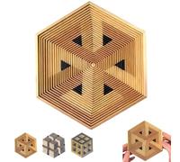 Premium Hexagon Twist Illusion, 3D Printed Hexagonal Fractal Fidget Decompression Sensory Gadget, Spiral Optical Visual Infinity Cube Relaxation Toy, Funny Pocket Gifts