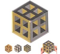 Premium Hexagon Twist Illusion, 3D Printed Hexagonal Fractal Fidget Decompression Sensory Gadget, Spiral Optical Visual Infinity Cube Relaxation Toy, Funny Pocket Gifts